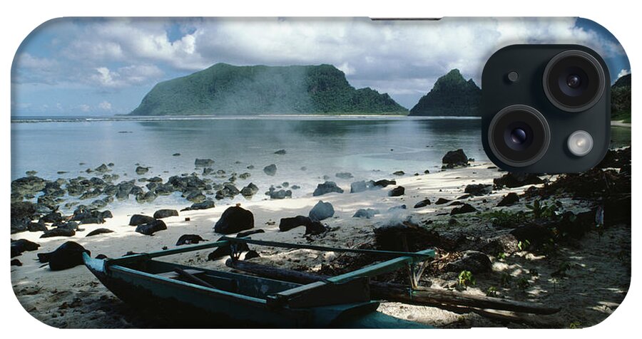 American iPhone Case featuring the photograph American Samoa by Bob Abraham - Printscapes