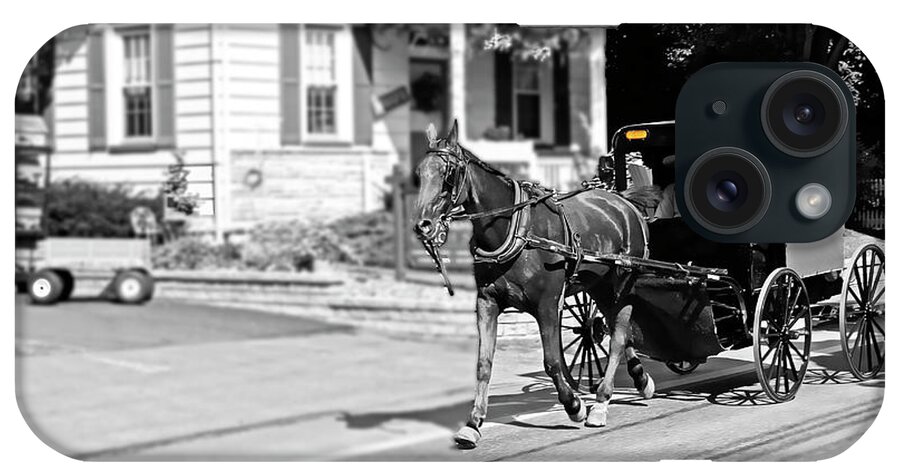 Amish iPhone Case featuring the photograph Amish Country Series 4064 by Carlos Diaz