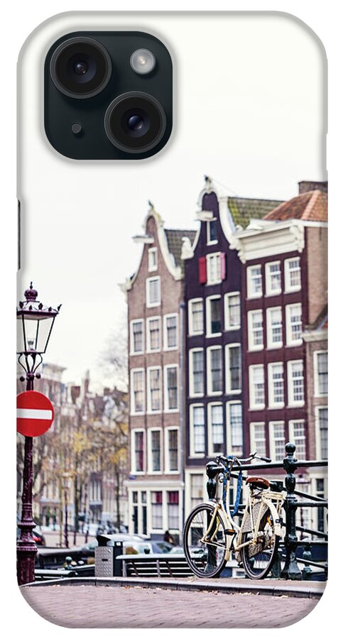 Amsterdam iPhone Case featuring the photograph Amsterdam Streets by Melanie Alexandra Price