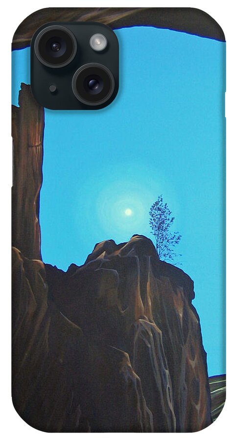 New Mexico iPhone Case featuring the painting Anasazi Dreams by Hunter Jay