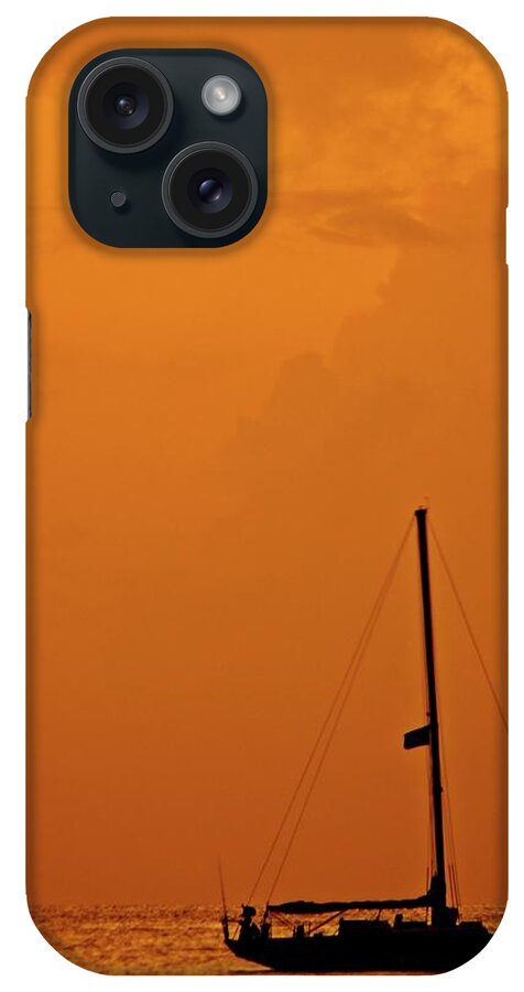 Coral Cove iPhone Case featuring the photograph Anchored by Steve DaPonte