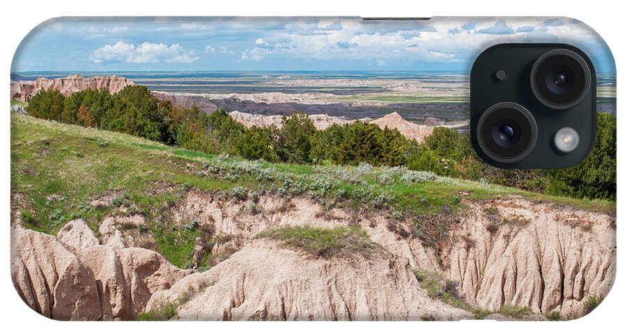 Ancient Hunters Overlook iPhone Case featuring the photograph Ancient Hunters Badlands by Kyle Hanson