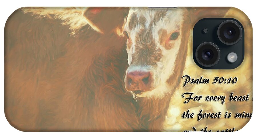 Cow iPhone Case featuring the photograph And The Cattle by Janice Pariza