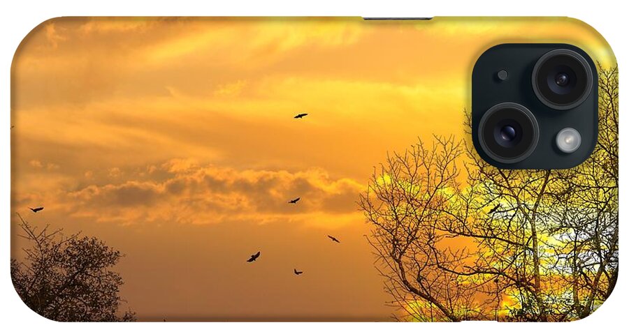 Sunsets iPhone Case featuring the photograph And Watching The Sun Fall by Jan Amiss Photography
