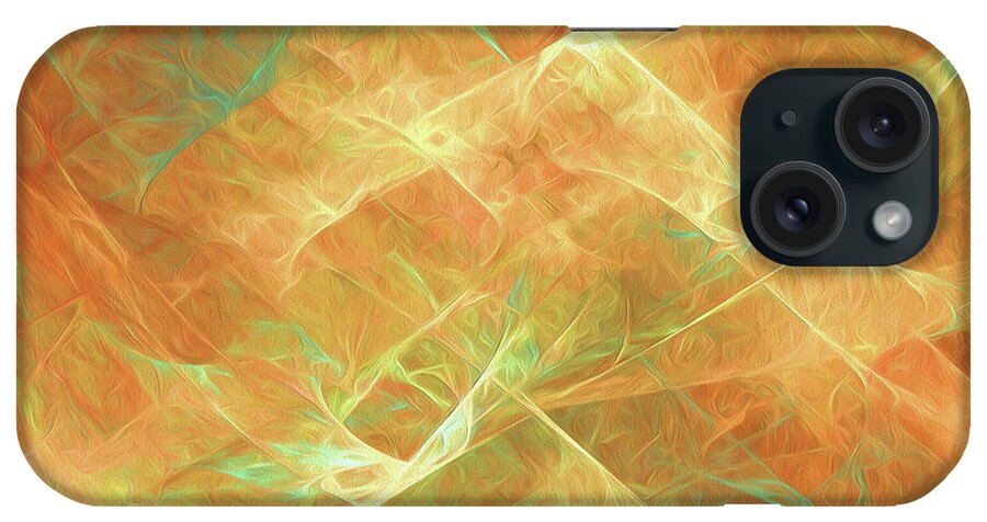 Abstract iPhone Case featuring the digital art Andee Design Abstract 106 2017 by Andee Design