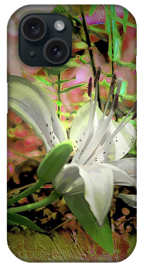 Angel Lily Print iPhone Case featuring the photograph Angel Lily by Sheri McLeroy