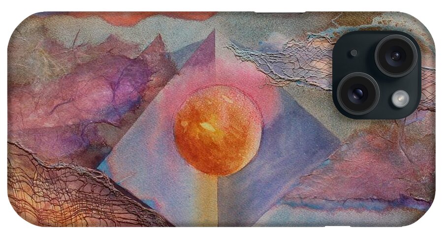 Angel iPhone Case featuring the painting Angel Sphere by Tara Moorman