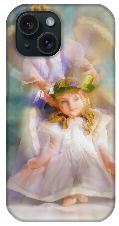 Angelic iPhone Case featuring the digital art Angelic by Tom Druin