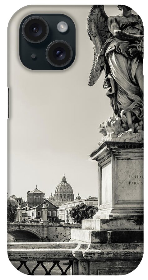 Italy iPhone Case featuring the photograph Angels from Rome by AM FineArtPrints