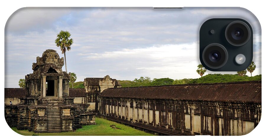 Angkor Wat iPhone Case featuring the photograph Angkor Wat 9 by Andrew Dinh