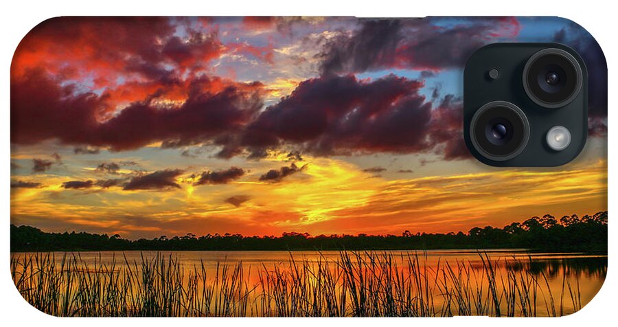 Cloud iPhone Case featuring the photograph Angry Cloud Sunset by Tom Claud