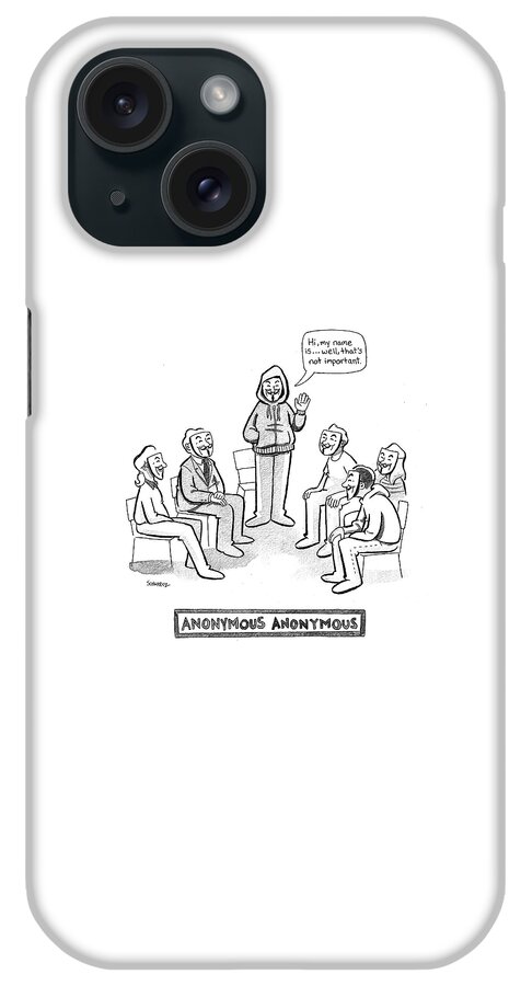 Anonymous Anonymous iPhone Case