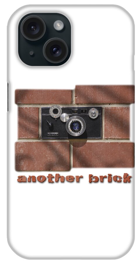 T-shirt iPhone Case featuring the digital art Another Brick . . 2 by Mike McGlothlen
