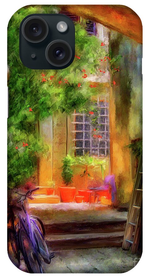 Doorway iPhone Case featuring the digital art Another Glimpse by Lois Bryan