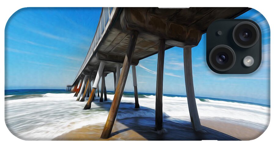Pier iPhone Case featuring the photograph Another Odd Day in Hermosa by Joe Schofield