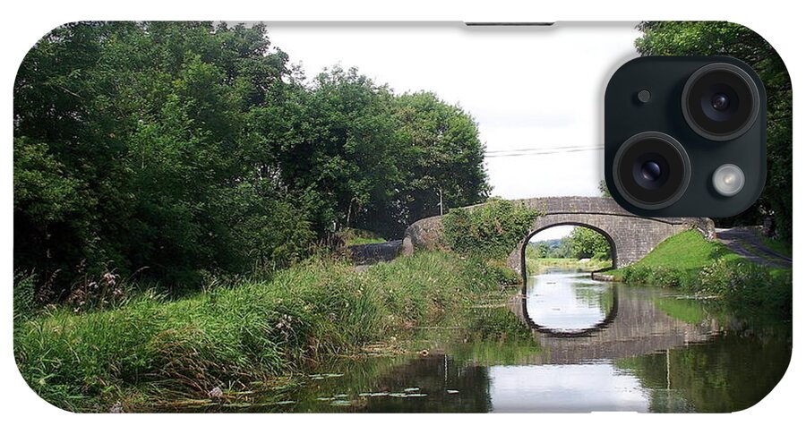 Old iPhone Case featuring the photograph Another Wonderful Bridge on the Royal Canal in Ireland. by Kenlynn Schroeder