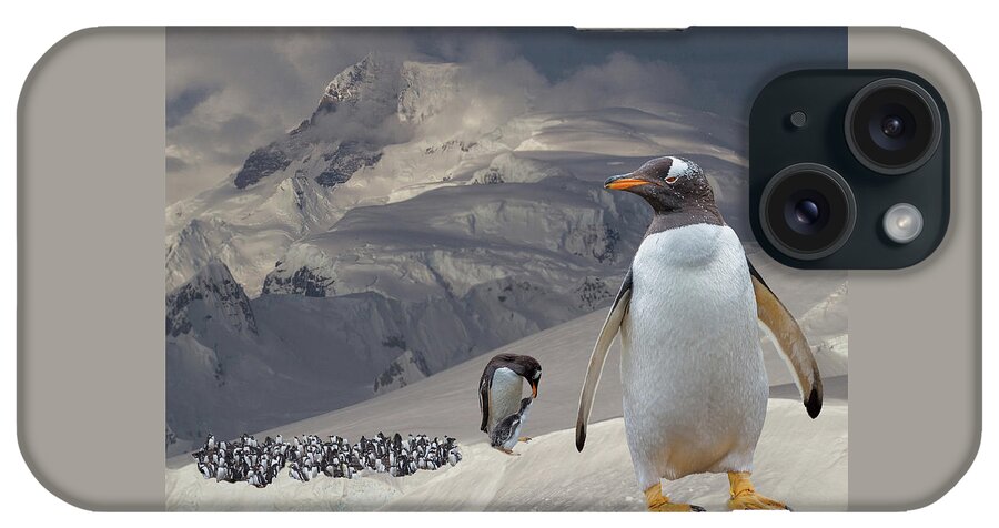 Antarctica iPhone Case featuring the photograph Antarctic Majesty by Larry Linton