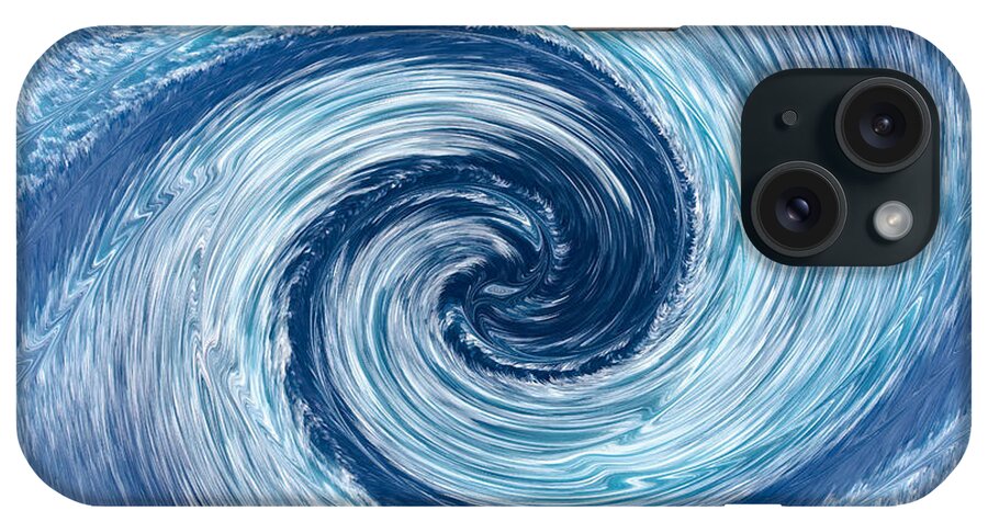 Water iPhone Case featuring the photograph Aqua Swirl by Keith Armstrong