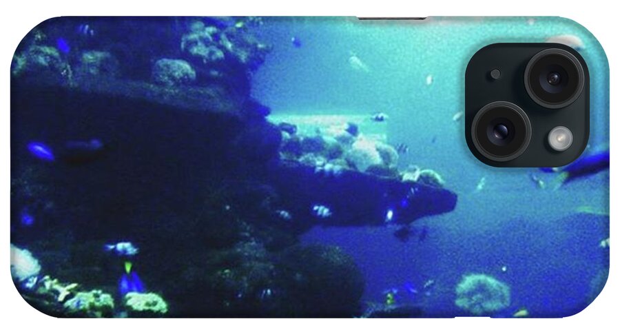 Deepsea iPhone Case featuring the photograph #aquascape #seafish #seaview by Jt Space