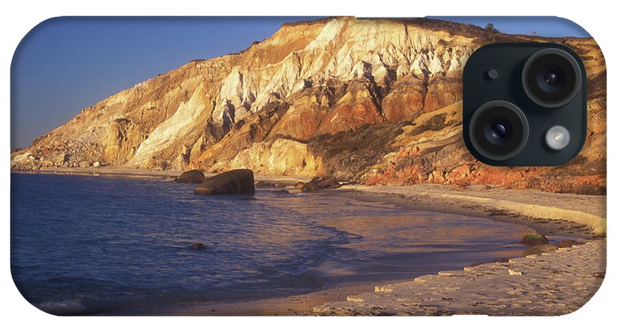 Marthas Vineyard iPhone Case featuring the photograph Aquinnah Gay Head Cliffs by John Burk