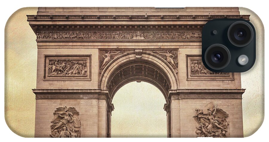 Joan Carroll iPhone Case featuring the photograph Arc de Triomphe Paris II by Joan Carroll