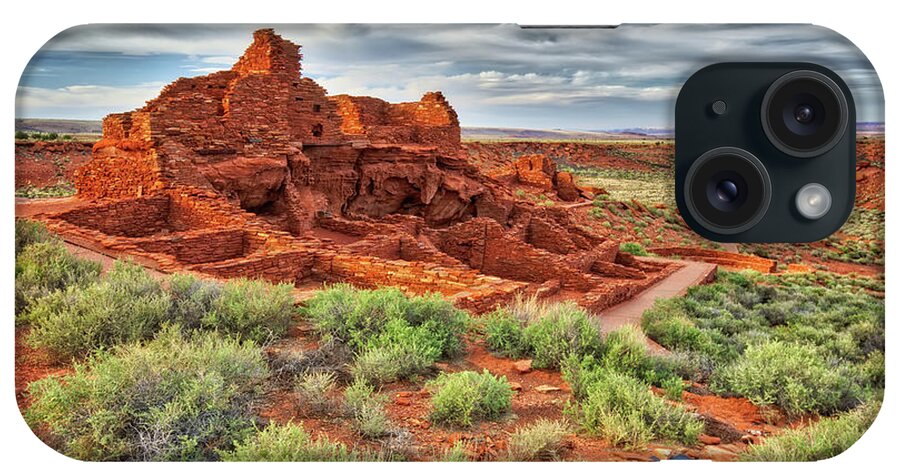 Jennifer Rondinelli Reilly iPhone Case featuring the photograph Arizona's Wupatki Ruins National Monument by Jennifer Rondinelli Reilly - Fine Art Photography