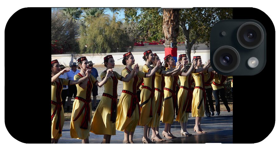 Armenian iPhone Case featuring the photograph Armenian Dancers 2 by Ron Kandt