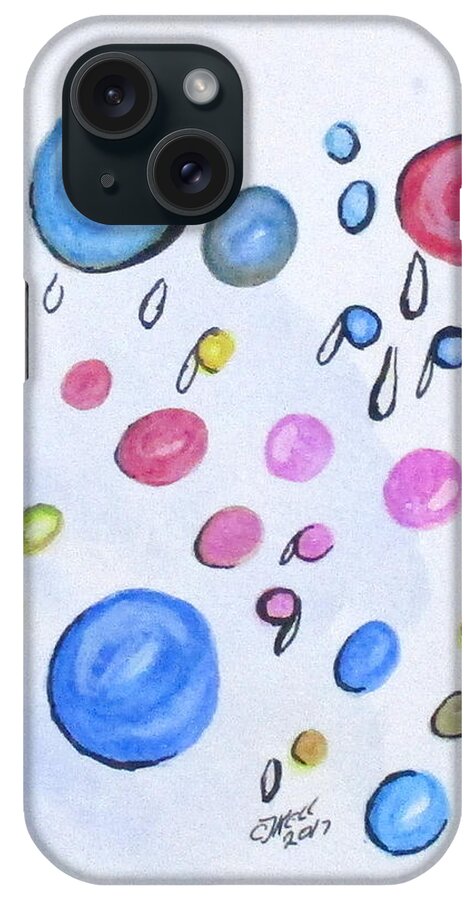 Doodling iPhone Case featuring the painting Art Doodle No. 2 by Clyde J Kell