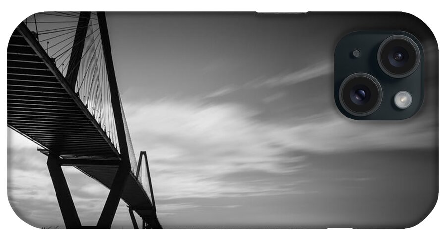 Arthur Ravenel Jr. Bridge iPhone Case featuring the photograph Arthur Ravenel Jr Bridge I by Ivo Kerssemakers