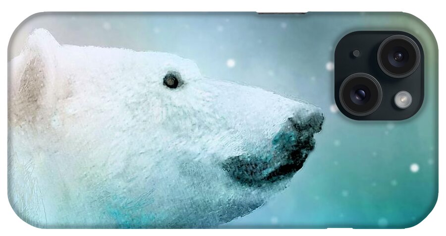 Polar Bear iPhone Case featuring the photograph Artic Polar Bear by Janette Boyd