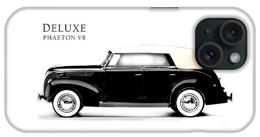 Ford Deluxe iPhone Case featuring the photograph Ford Deluxe V8 1938 by Mark Rogan