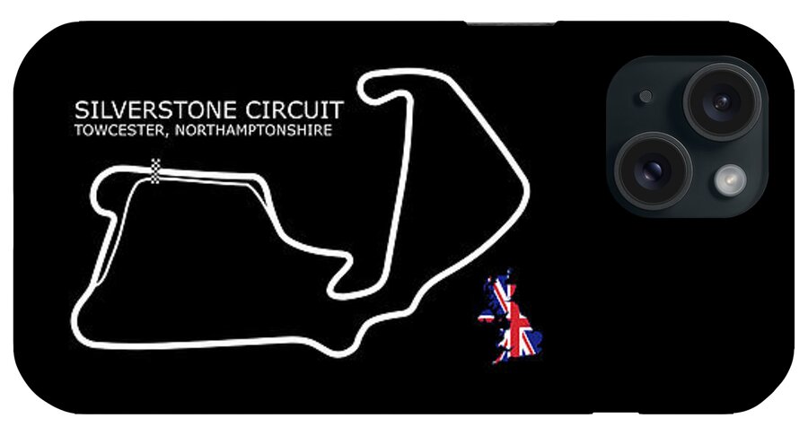 Silverstone iPhone Case featuring the photograph Silverstone Circuit by Mark Rogan