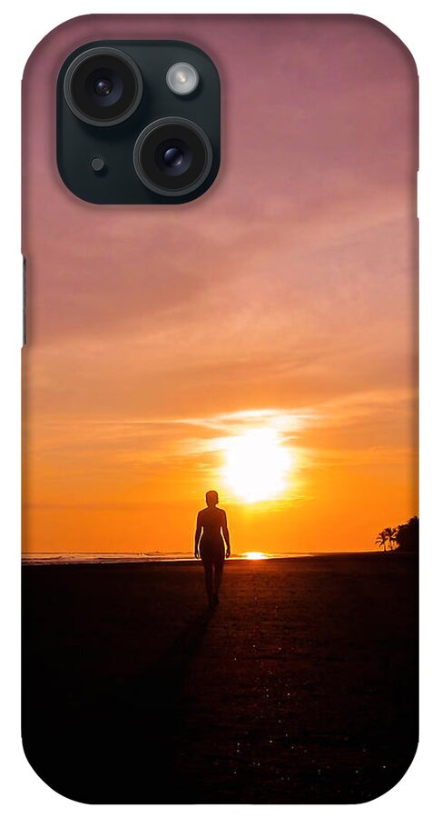 Beautiful iPhone Case featuring the photograph Sunset Walk by Nicklas Gustafsson