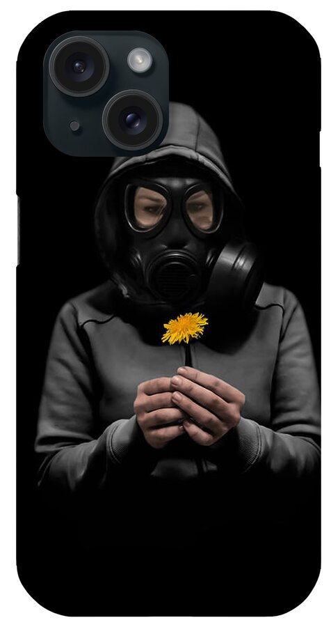 Gasmask iPhone Case featuring the photograph Toxic Hope by Nicklas Gustafsson