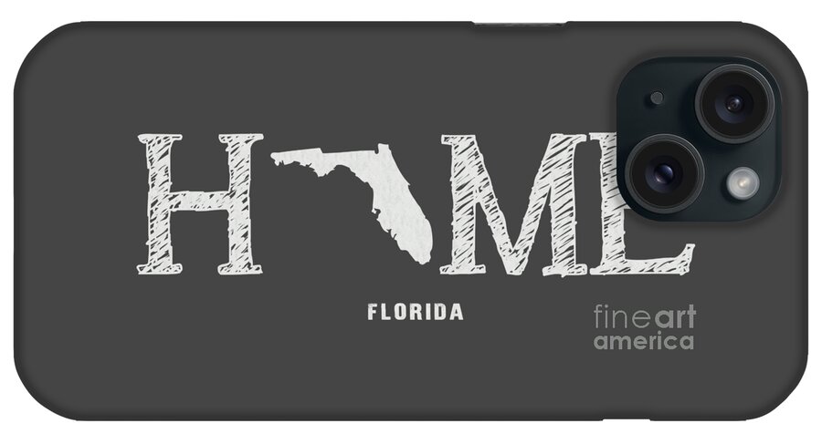 Florida iPhone Case featuring the mixed media FL Home by Nancy Ingersoll