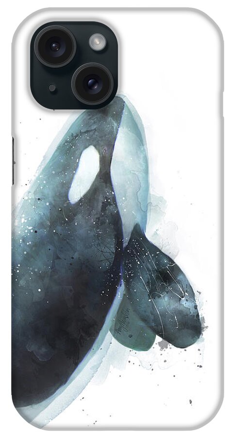#faatoppicks iPhone Case featuring the painting Orca by Amy Hamilton