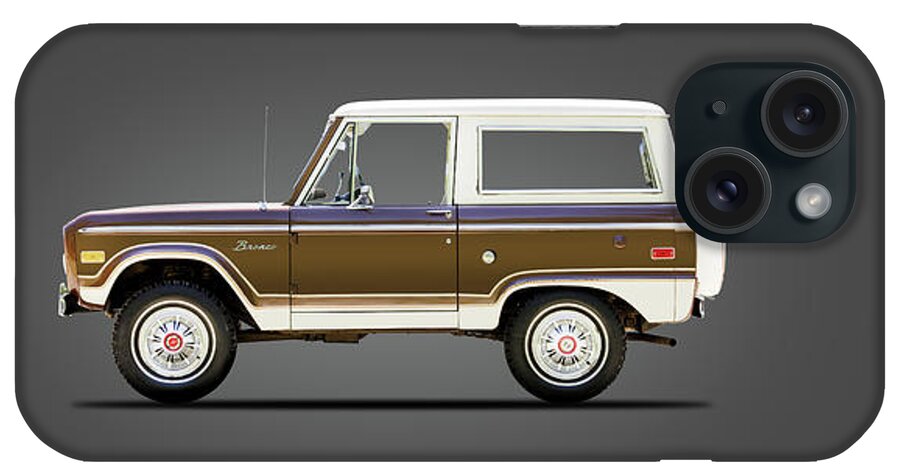 Ford Bronco Ranger iPhone Case featuring the photograph Ford Bronco Ranger 1976 by Mark Rogan