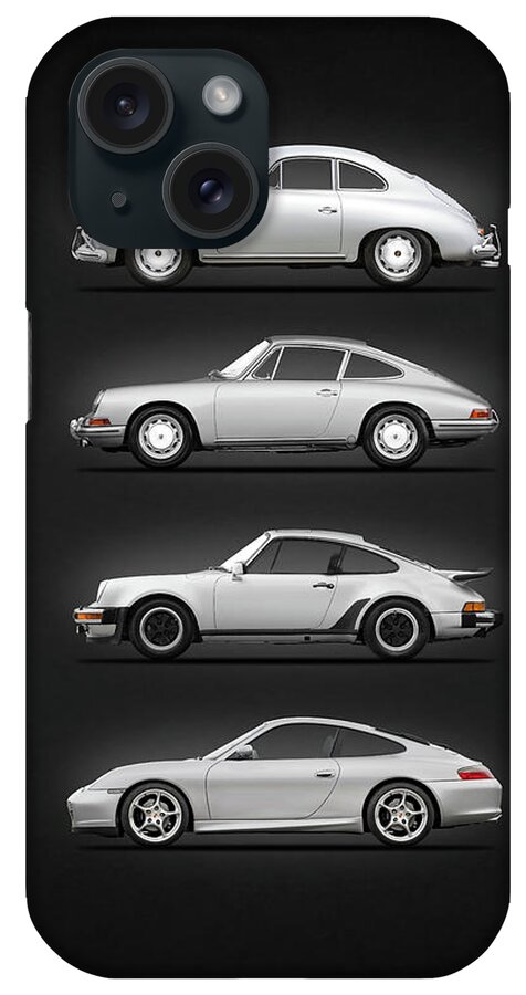 Porsche iPhone Case featuring the photograph Evolution Of The 911 by Mark Rogan