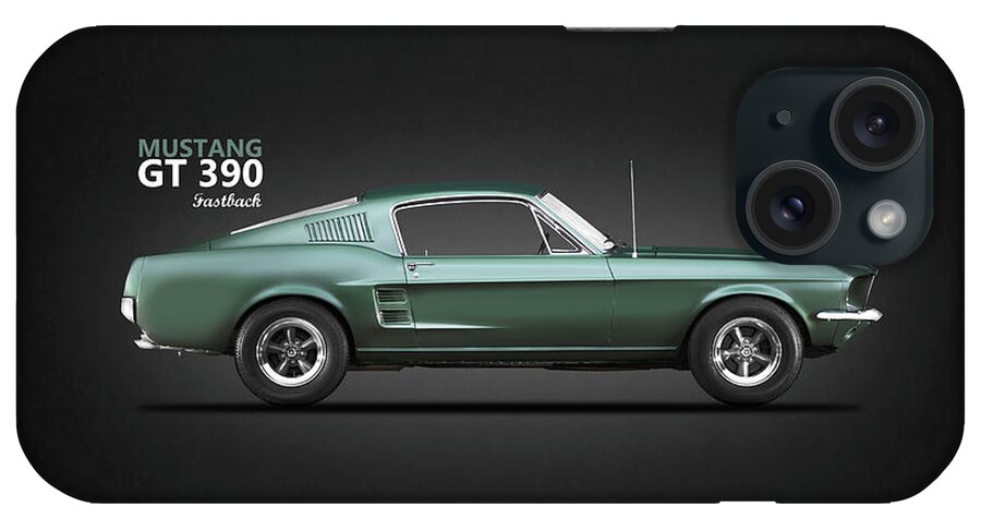 Mustang Gt 390 Fastback iPhone Case featuring the photograph The Bullitt Mustang by Mark Rogan