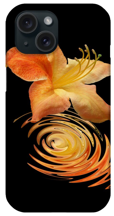 Orange Flower iPhone Case featuring the photograph Azalea Ripples by Gill Billington