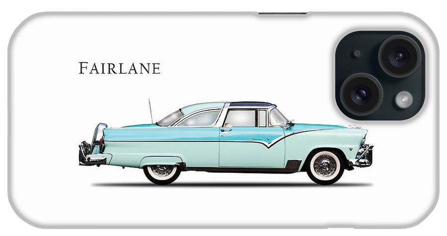 Ford Fairlane Crown Victoria iPhone Case featuring the photograph Ford Fairlane 1955 by Mark Rogan