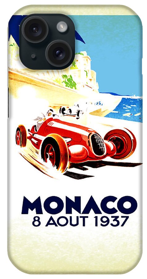 Monaco iPhone Case featuring the photograph Monaco 1937 by Mark Rogan