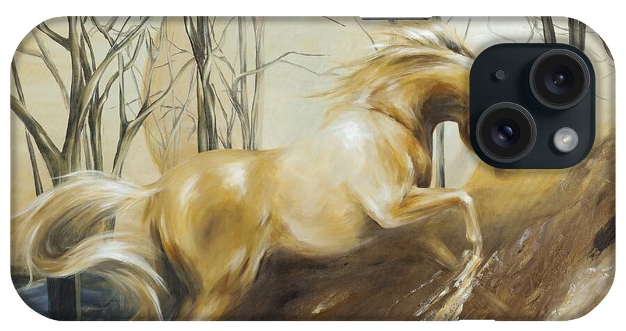 Horse iPhone Case featuring the painting Ascension by Dina Dargo