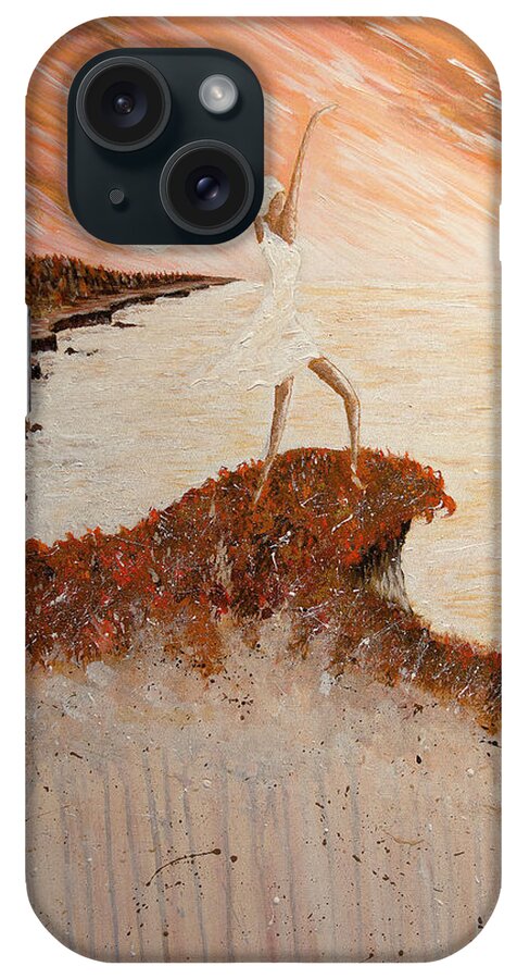 Blumwurks iPhone Case featuring the painting Aspirations To The Masses by Matthew Blum