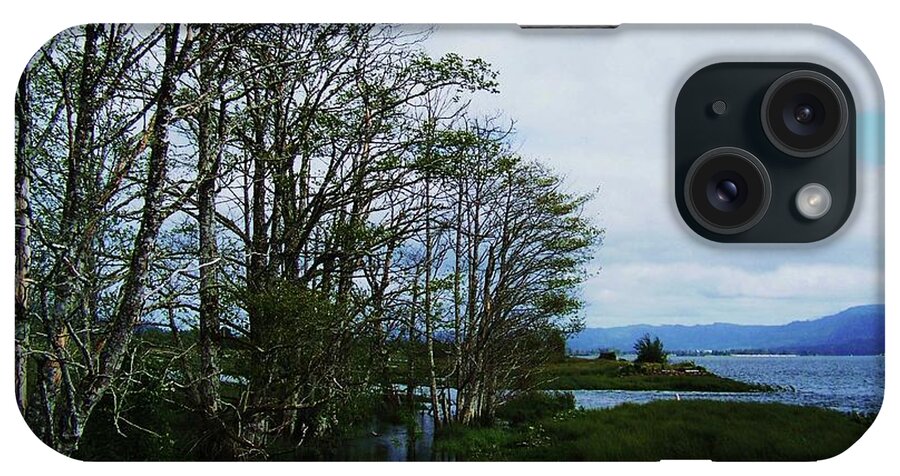 Landscape iPhone Case featuring the photograph At the End of the Road by Julie Rauscher