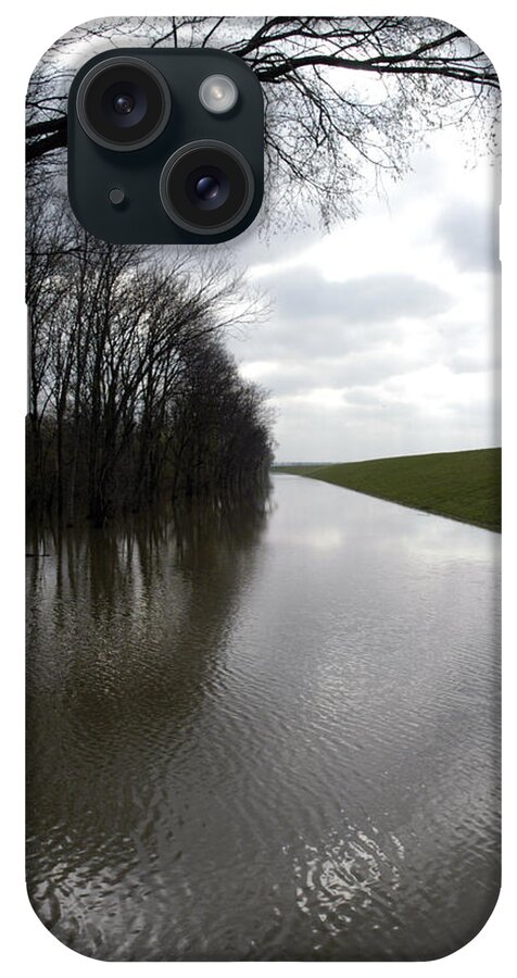 Flood iPhone Case featuring the photograph At The Levee by DArcy Evans