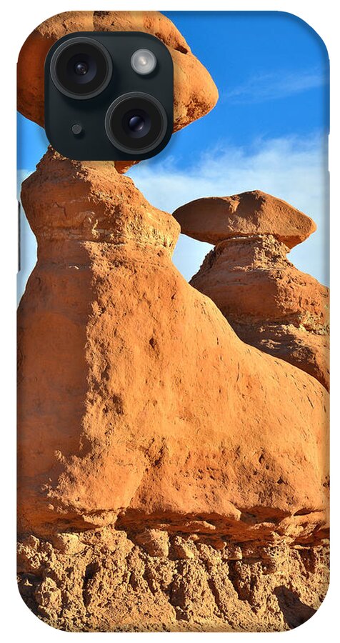 Goblin Valley State Park iPhone Case featuring the photograph Attached at the Hip by Ray Mathis