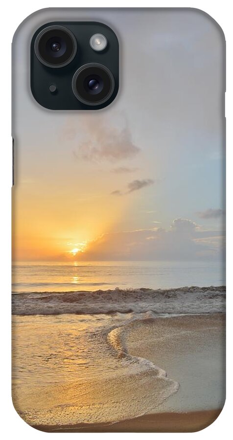 Obx Sunrise iPhone Case featuring the photograph August 10 Nags Head by Barbara Ann Bell