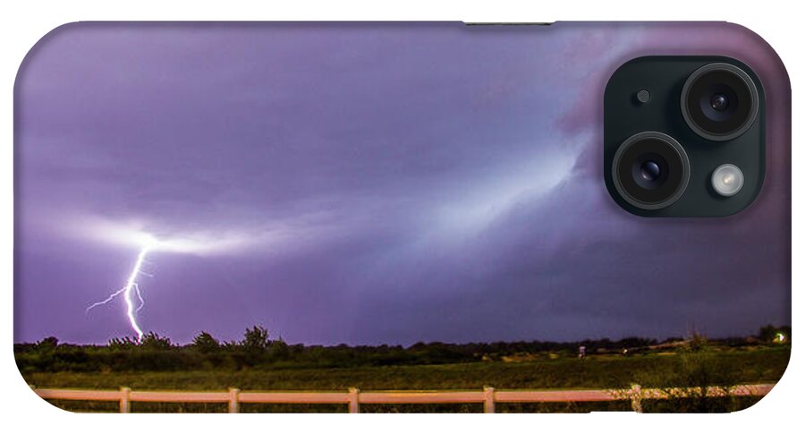 Nebraskasc iPhone Case featuring the photograph August Monsters Approach 020 by NebraskaSC