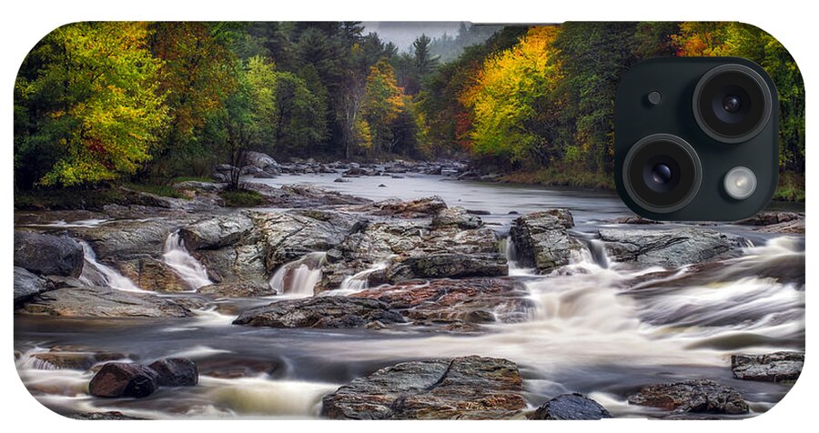Ausable River Jay Ny iPhone Case featuring the photograph Ausable Cascades by Mark Papke